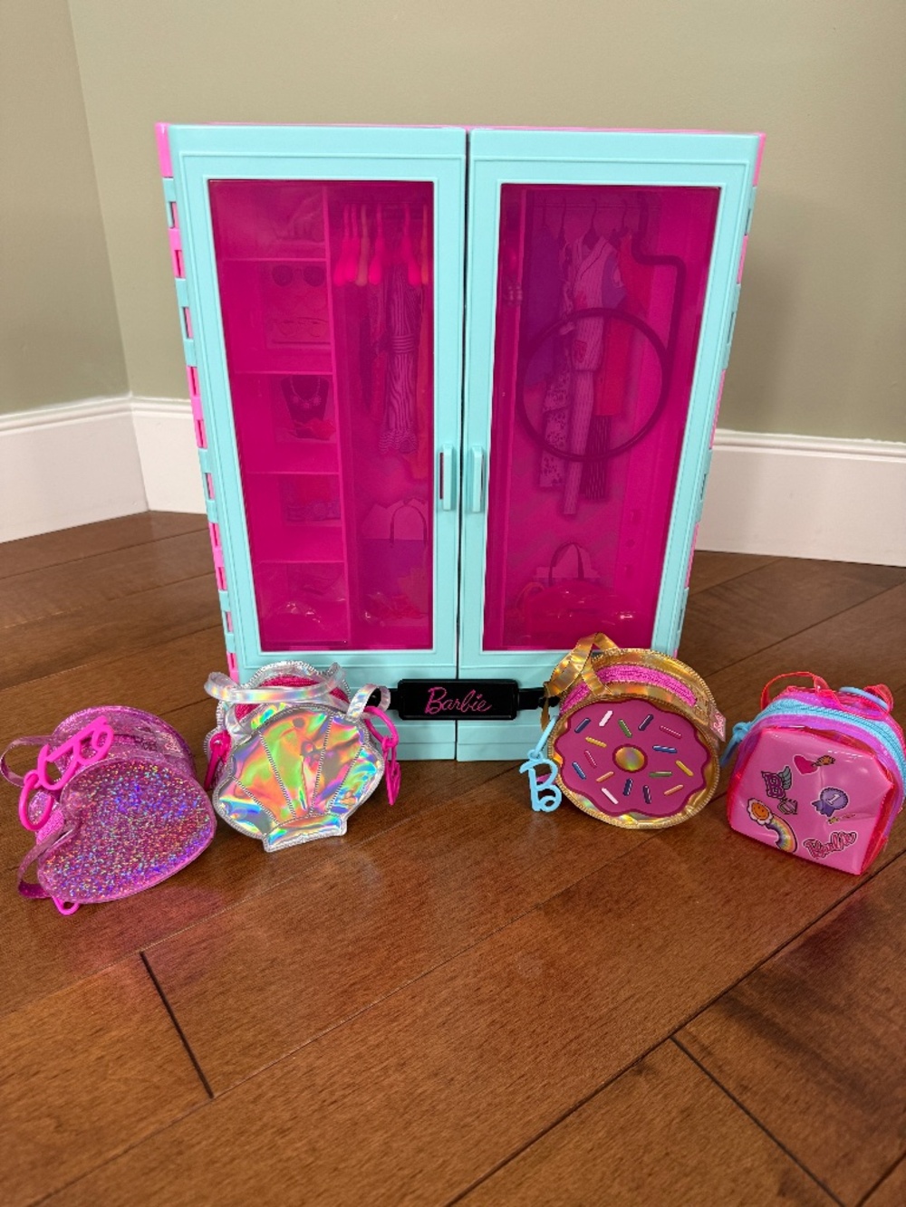 Barbie Fashion Closet and Mini Bags